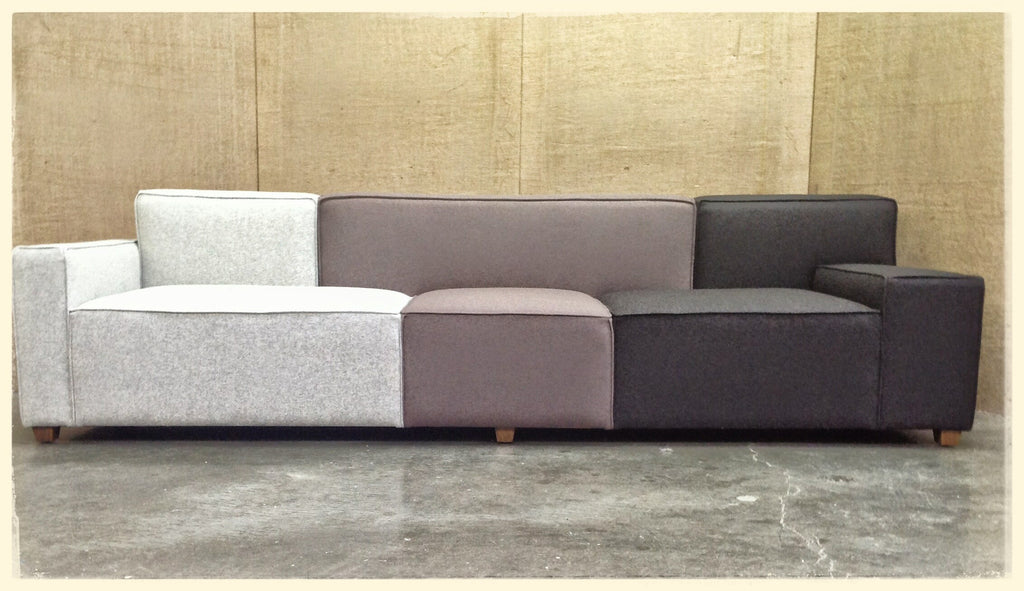 Multi Colored Sectional